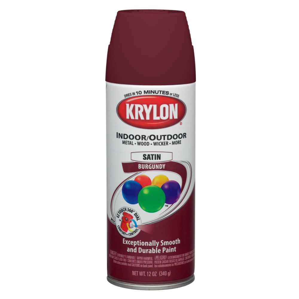 Krylon Indoor-Outdoor - Satin Burgundy