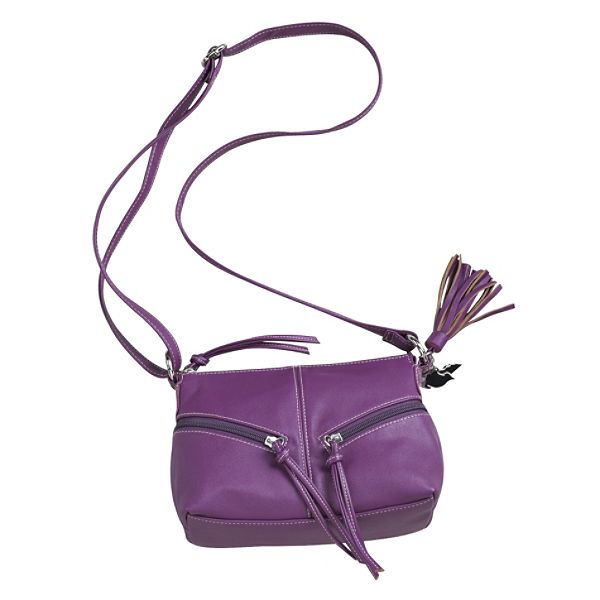 Purple Tassled Tween Crossbody Purse (Dream Out Loud Collection)