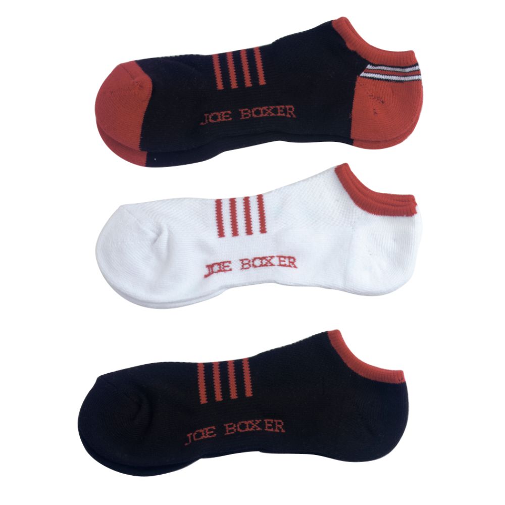 Joe Boxer Men's Low Cut Mesh Stripe Socks - 3-Pack at Kmart.com