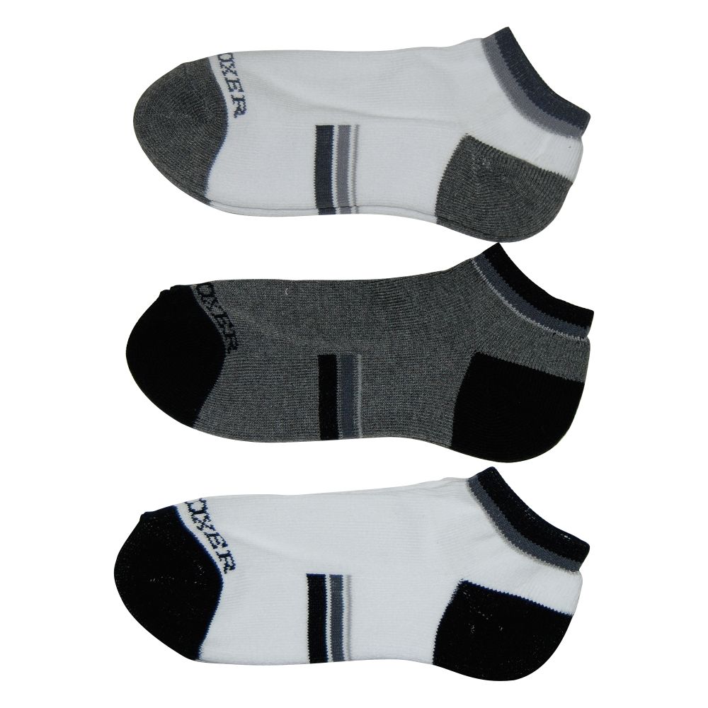 Joe Boxer Boy's 3-Pack Low Cut Colored