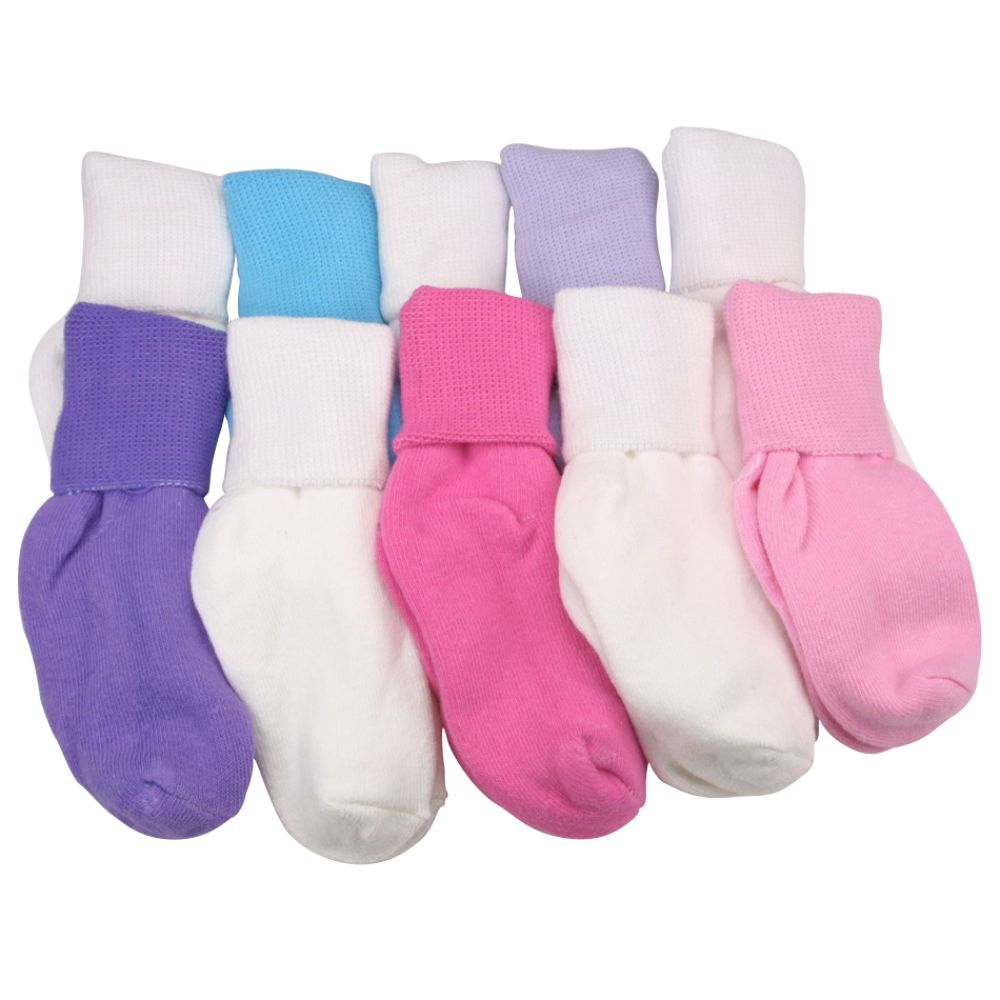 Basic Editions Girl's 10 Pk Assorted Bobby Socks at Kmart.com