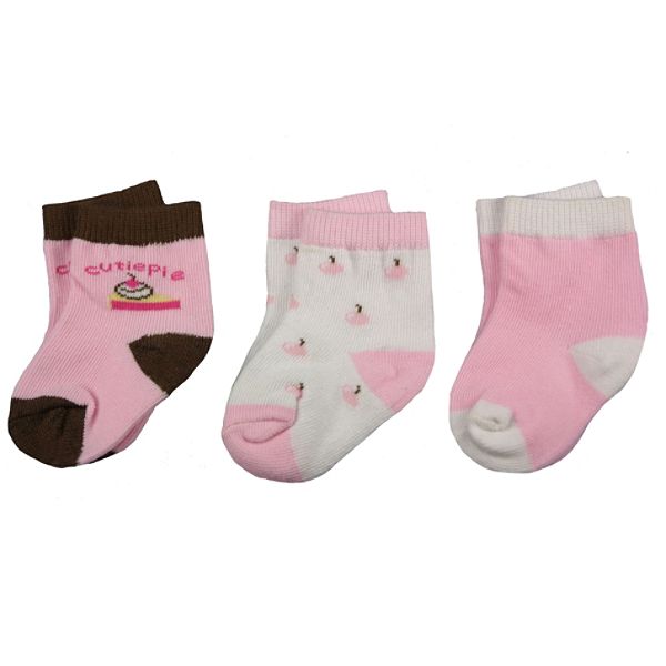 WonderKids Infant Girl's Fuzzy Bootie Cutie Pie 0-6 Months
