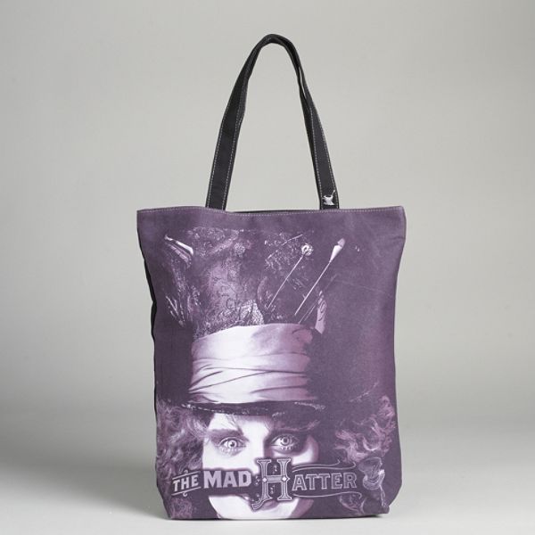 Alice In Wonderland &rsquo;the Mad Hatter&rsquo; Face Print Tote 22905860