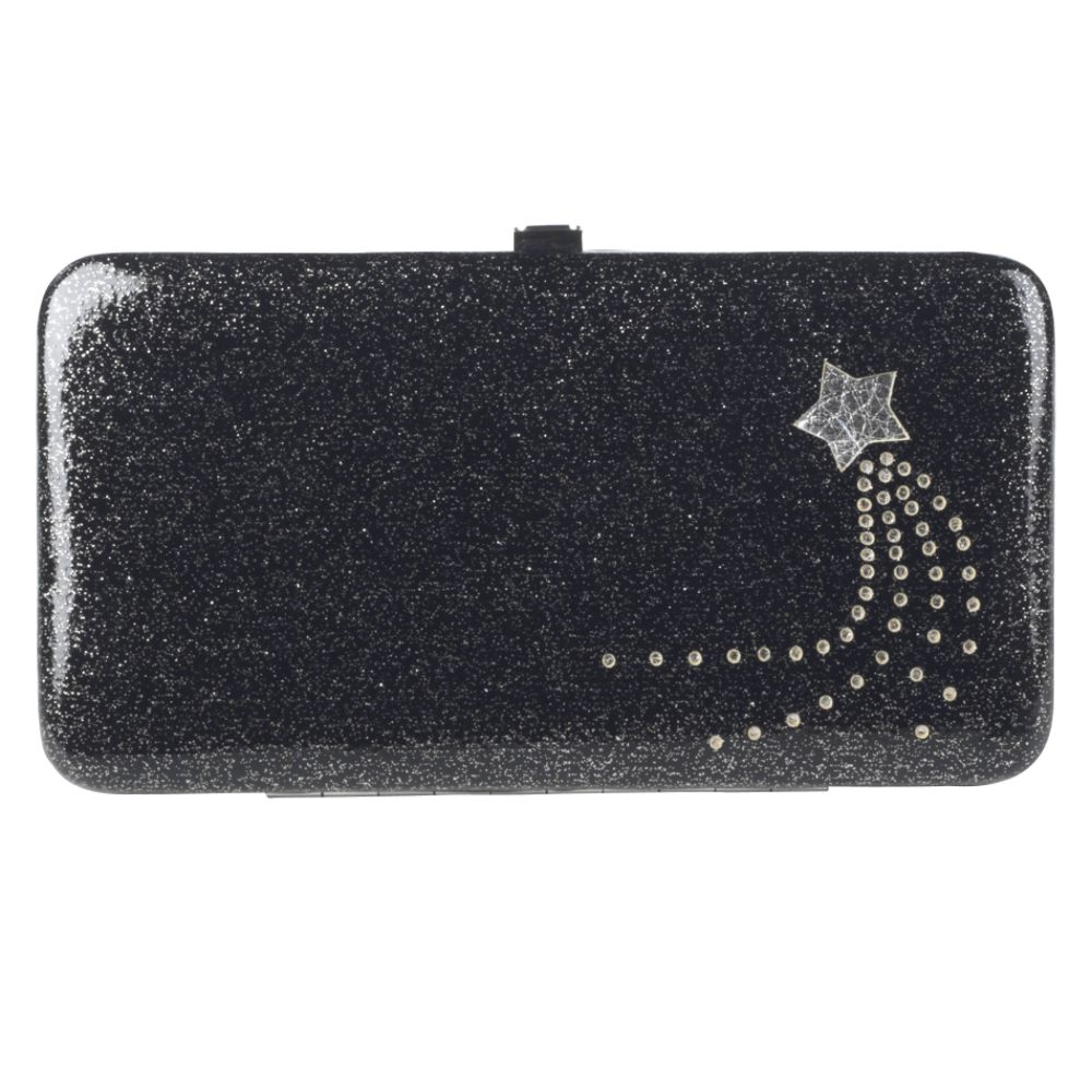 Piper & Blue Fashion Frame Shooting Star Patent Glitter Wallet