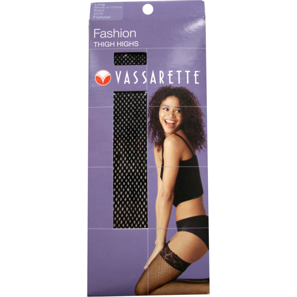 Vassarette Women's Thigh High Fishnet Stockings Vassarette Women's Thigh High Fishnet Stockings