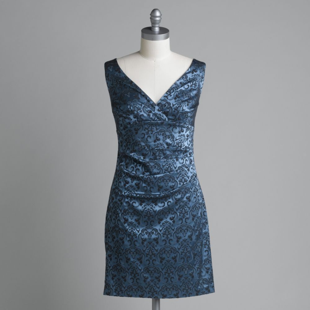 Corey P. Women's V-neck Jacquard Dress