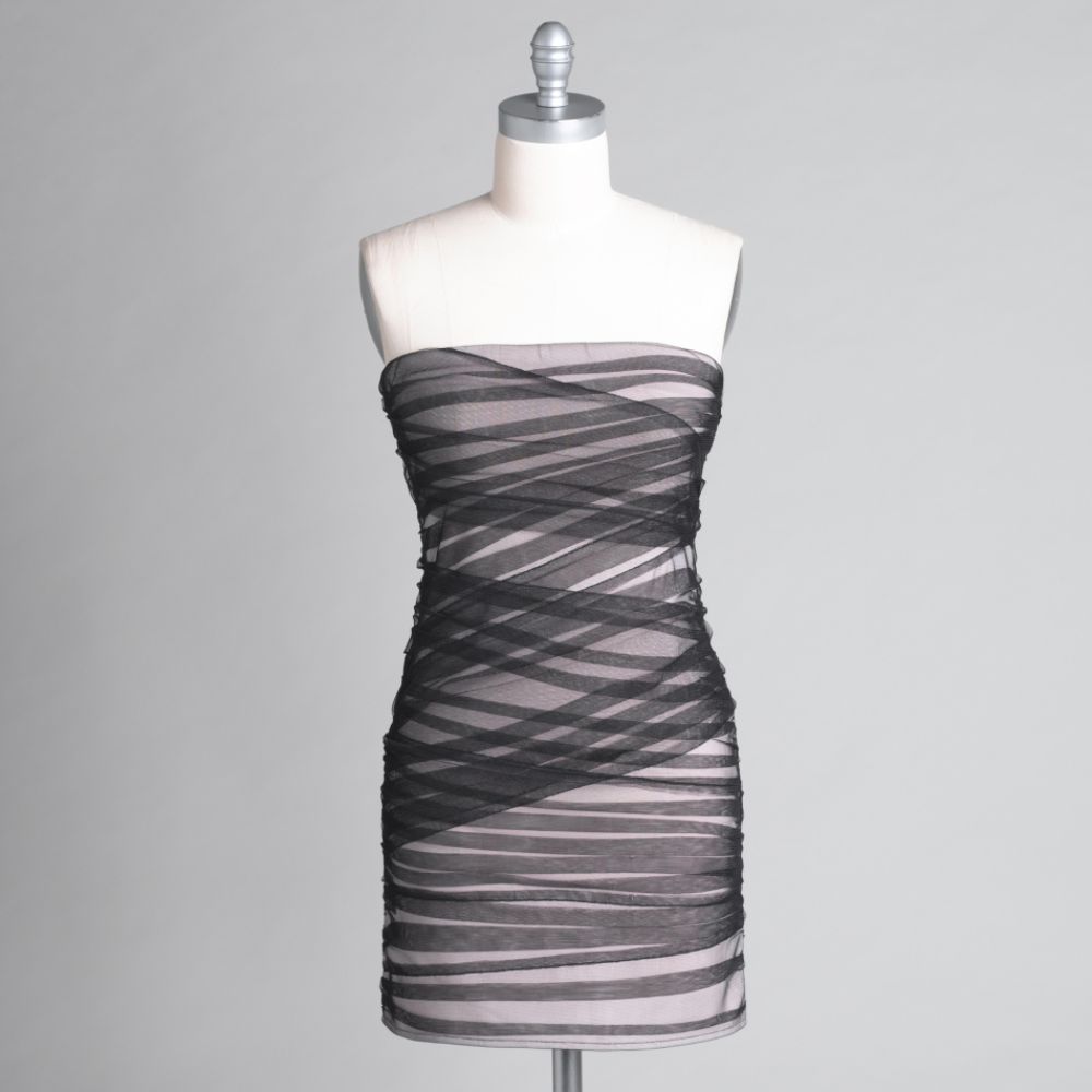 Justify Junior's Mesh Wrap Dress