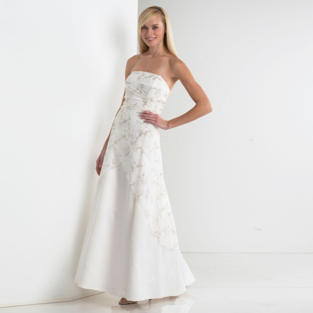 Glitter Overlay Ball Gown