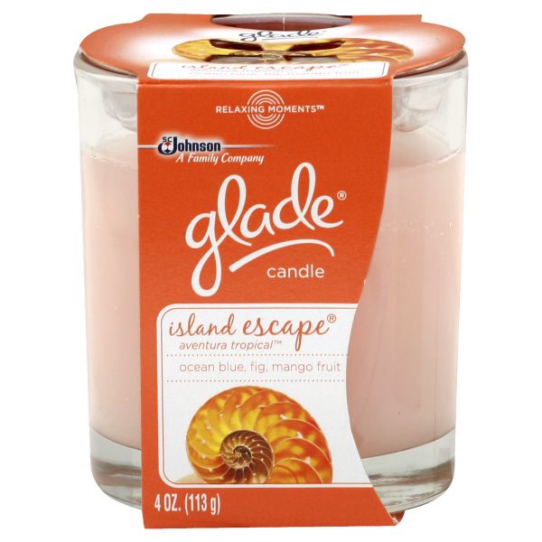 Relaxing Moments Candle, Island Escape, 1 candle [4 oz (113 g)]