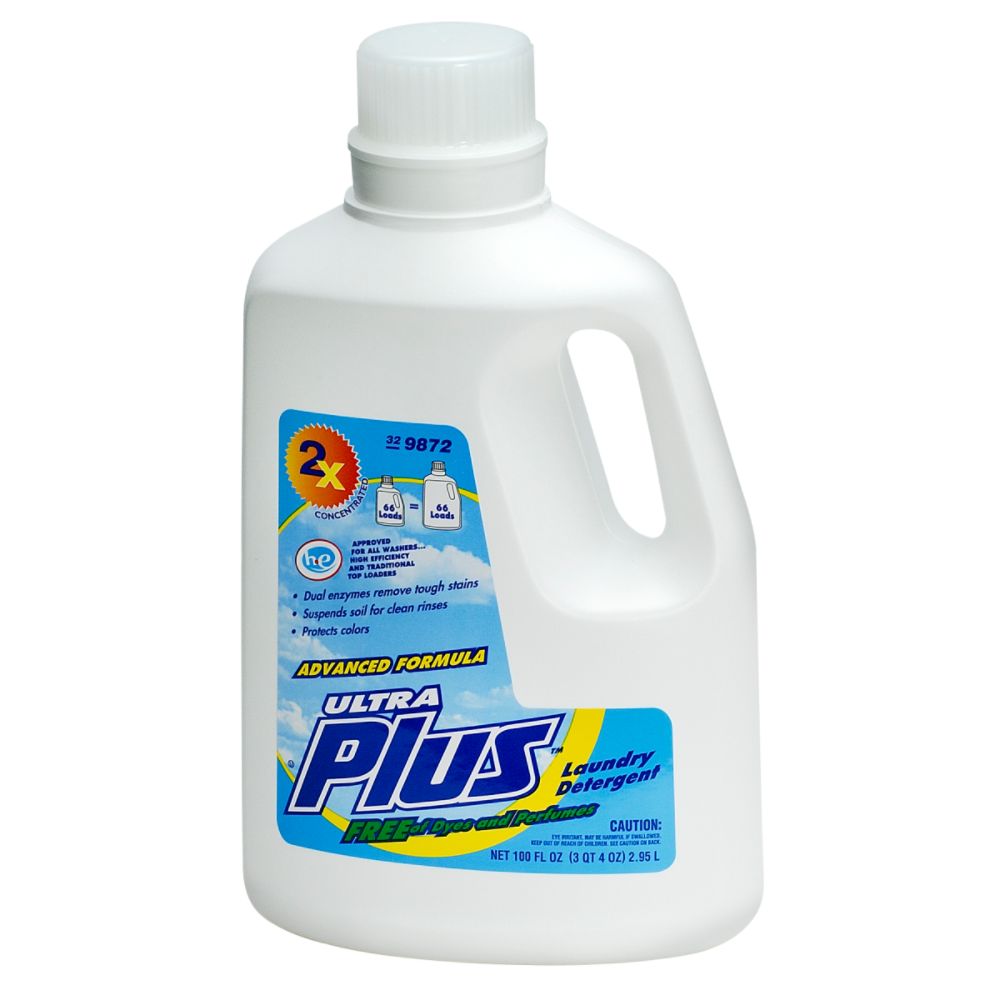 Ultra Plus Ultra Plus 100 oz. Laundry Detergent, Free of Dyes and Perfumes