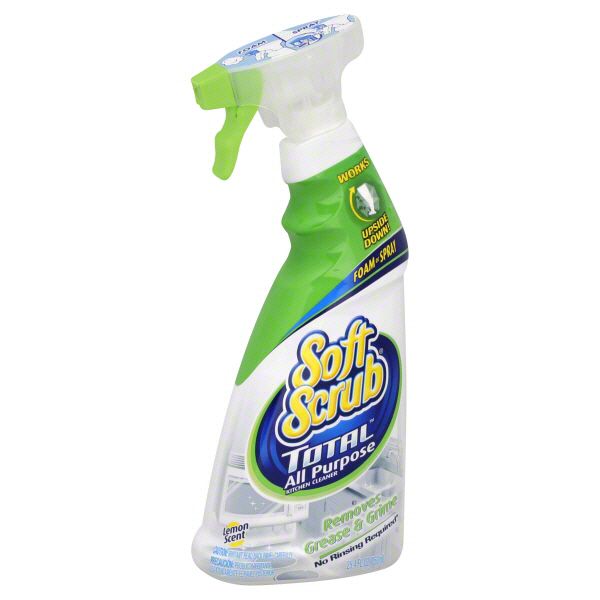 Soft Scrub Kitchen Cleaner, Total All Purpose, Lemon Scent, 25.4 fl oz