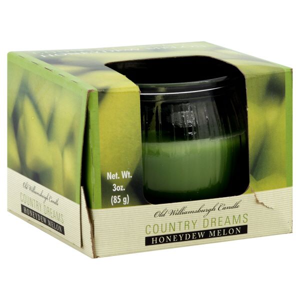 Old Williamsburgh Candle Country Dreams Candle, Honeydew Melon, 1