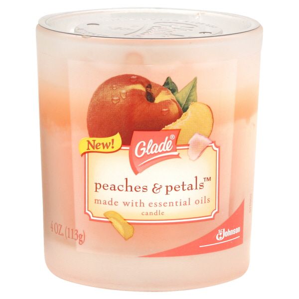 Candle, Peaches & Petals, 4 oz (113 g)