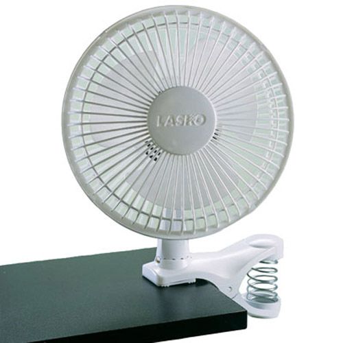 Lasko 6 in. 2-Speed White Clip Fan at Kmart.com