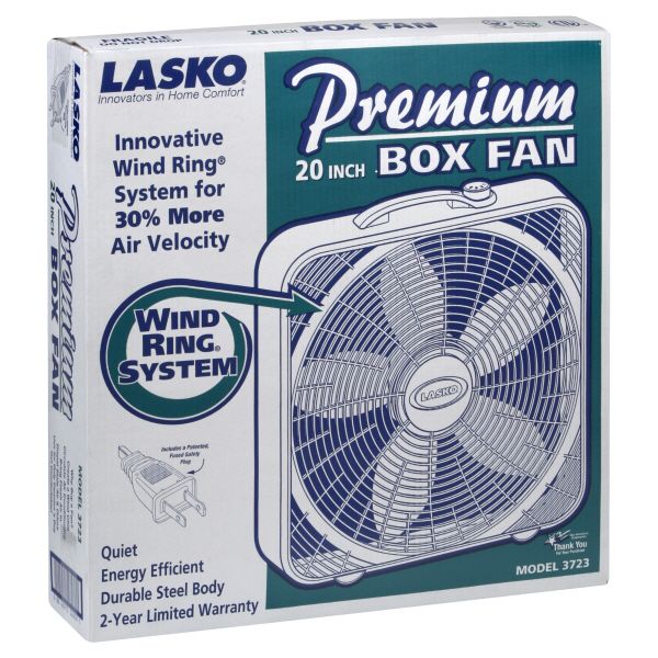 Lasko Box Fan, 20 Inch, Premium, 1 fan at Kmart.com
