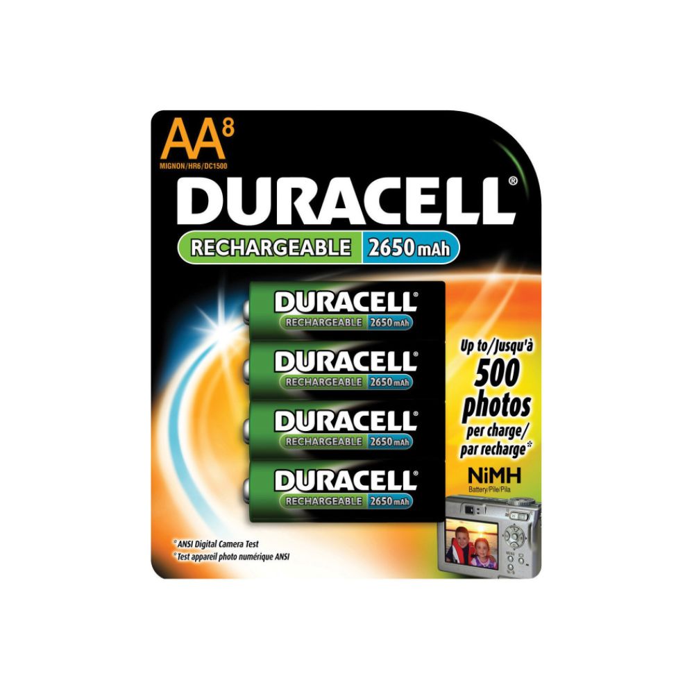 Duracell Rechargeable AA Battery 8 pack