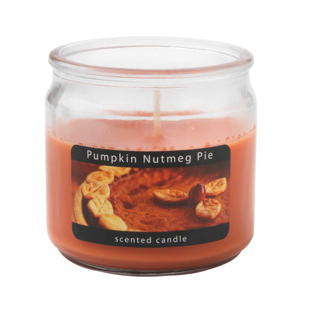 Essential Home Everyday Essentials 3.5 oz. Pumpkin Nutmeg Pie Scented Jar Candle