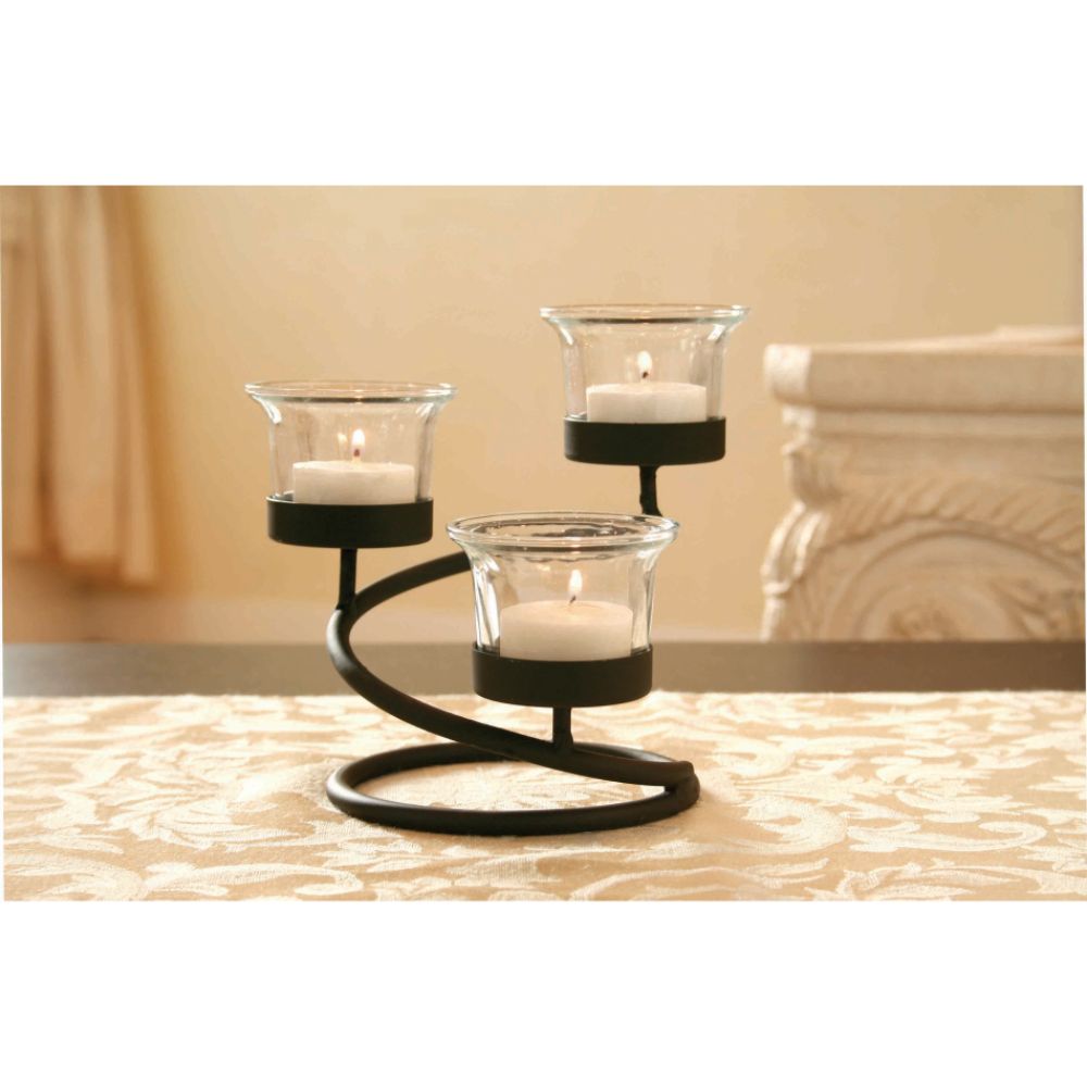 Essential Home Mini 3 Tea Light Staircase Candelabra
