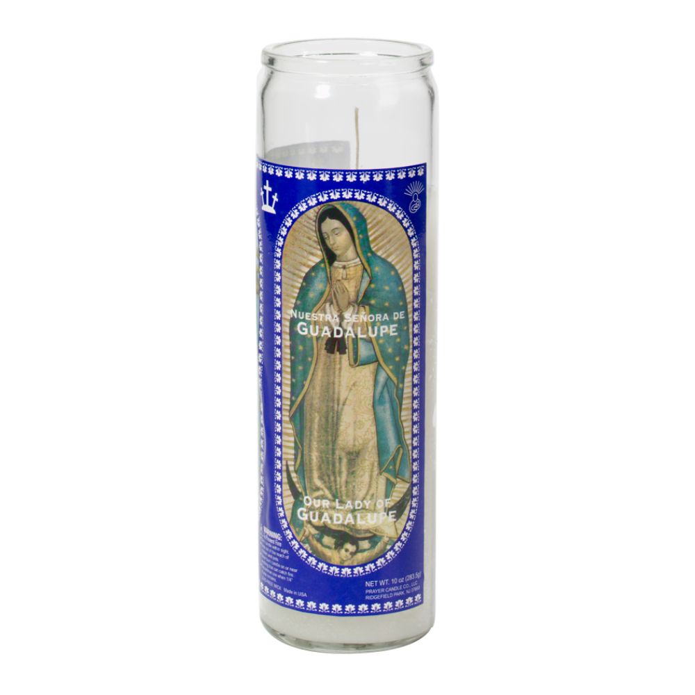Religious Candles 8 in Dual Saints Candle