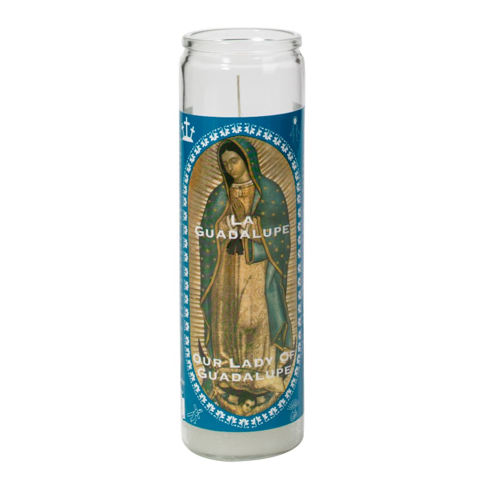 Religious Candles 8 in Guadalupe Candle