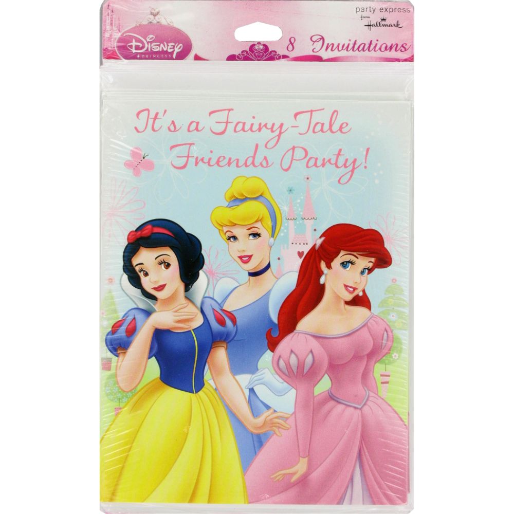 Princess Fairytale Friends Party Invitations - 8 Count                                                                           at mygofer.com