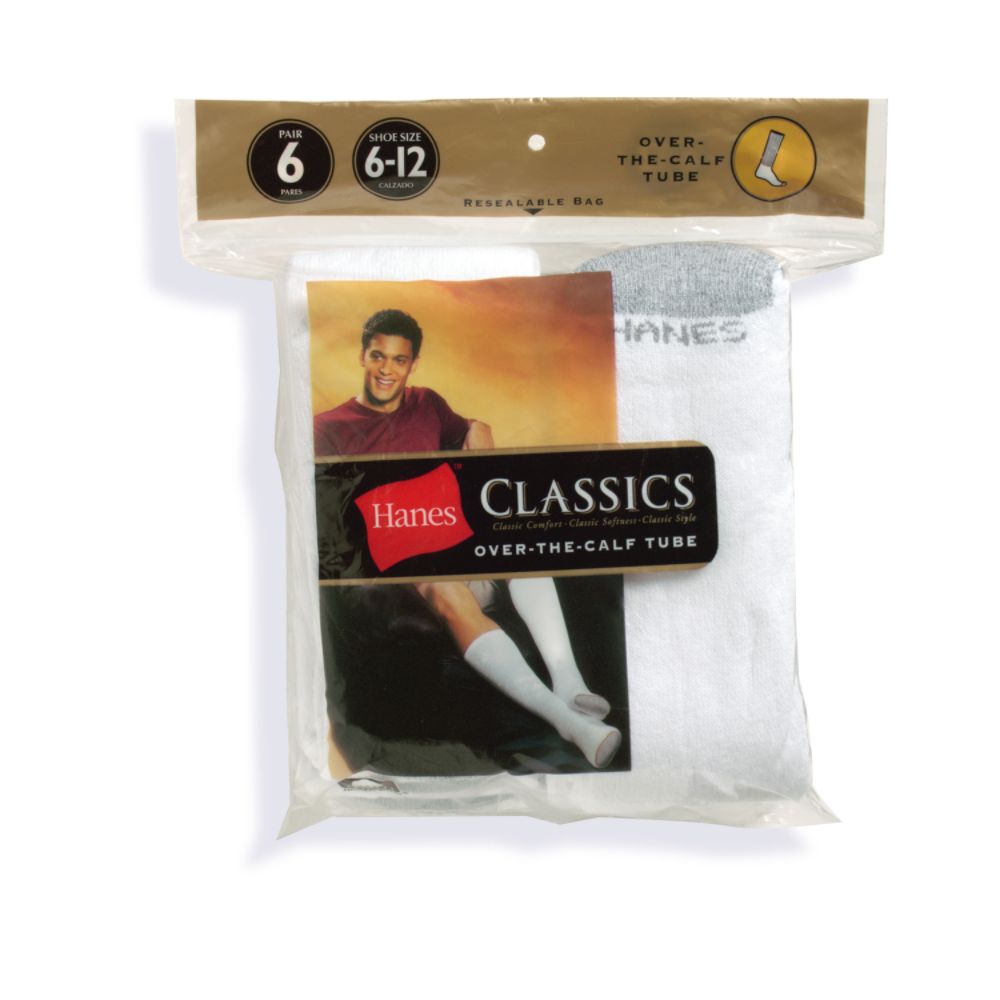 Hanes Over The Calf Tube Socks (6-pack) at Sears.com
