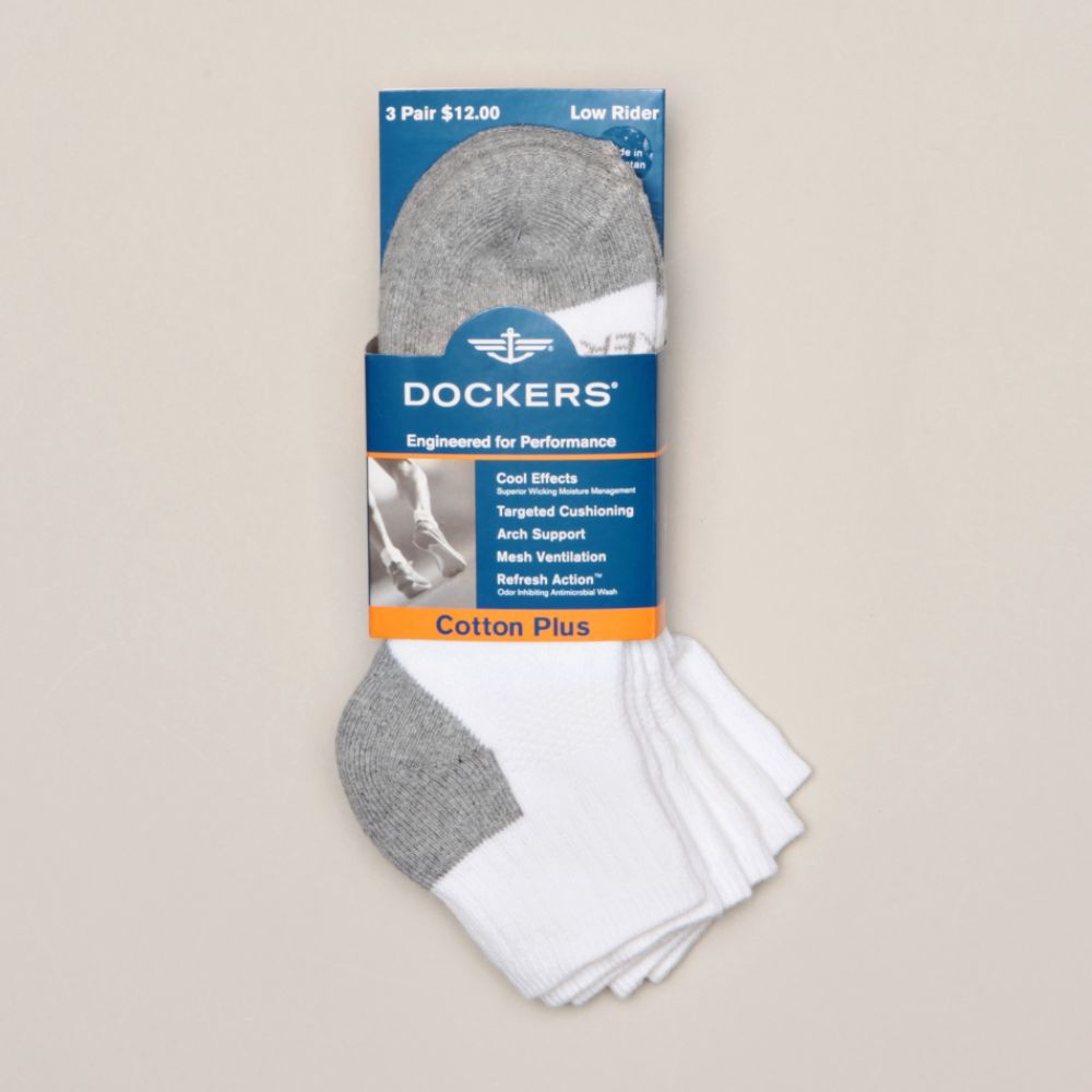 Dockers Men's 3-Pack Low Rider Sport Socks at Sears.com