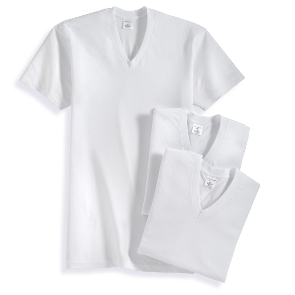 Covington V Neck T-Shirt (3 Pack) - Anti-Microbial
