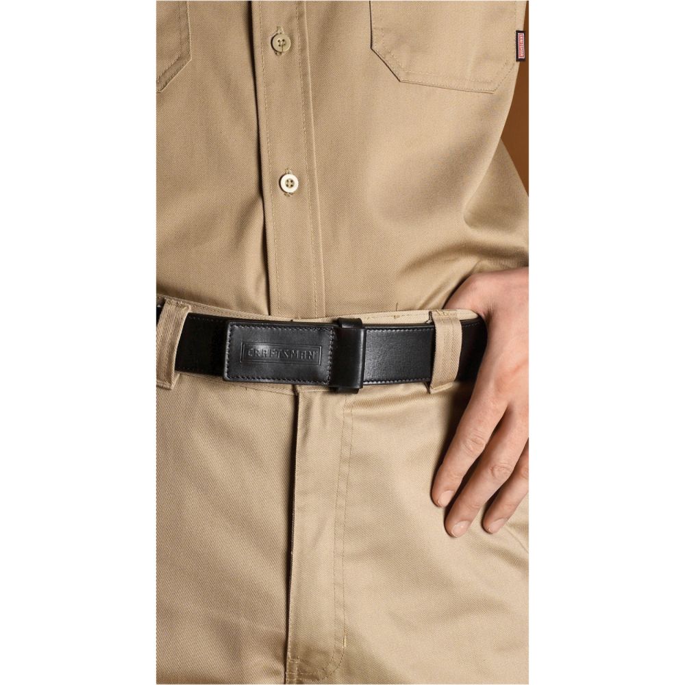 Craftsman Black Stitched Edges Belt at Kmart.com
