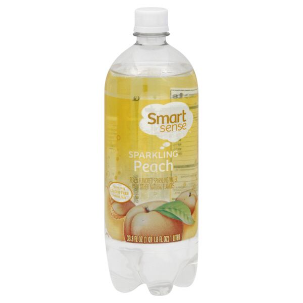 Smart Sense Water, Sparkling, Peach, 33.8 fl oz (1 qt 1.8 fl oz) 1 lt at Kmart.com