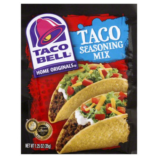 Taco Bell Home Originals Taco Seasoning Mix, 1.25 oz (35 g) at Kmart.com