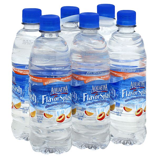 Aquafina Aquafina Flavor Splash Flavored Water Beverage, Peach Mango, 8983511
