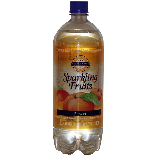 American Fare Sparkling Fruits Peach 33.8 Fluid Ounce Plastic Bottle 10254711