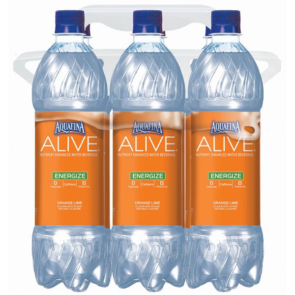 Aquafina Alive Enhanced Water Orange Lime 16.9 Fluid Ounce Plastic 26315311
