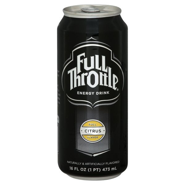 Full Throttle Energy Drink, Citrus, 16 fl oz (1 pt) 473 ml