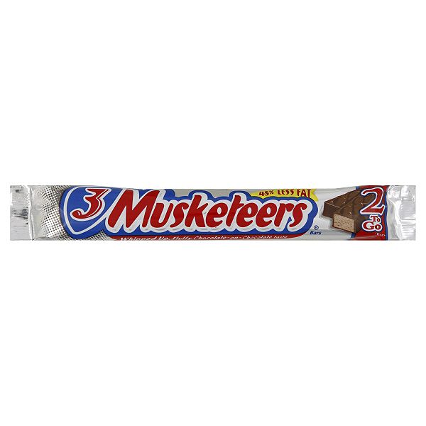 3 Musketeers 2 To Go Candy Bars, 3.28 Oz (93 G) 36550811