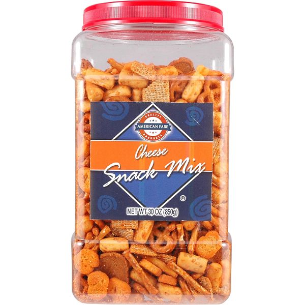 American Fare Cheese Snack Mix 30 Ounce Plastic Jar AF6231