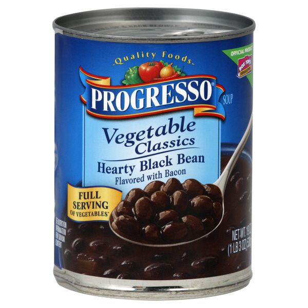 Progresso Vegetable Classics Soup, Hearty Black Bean, 19 oz (1 lb 3 oz) 538 g at Kmart.com