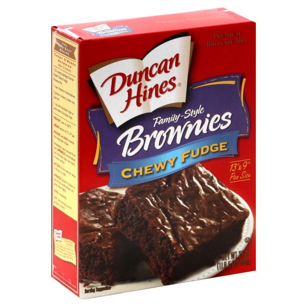 Duncan Hines Premium Brownie Mix, Chewy Fudge, 21 oz (1 lb 5 oz) 595 g