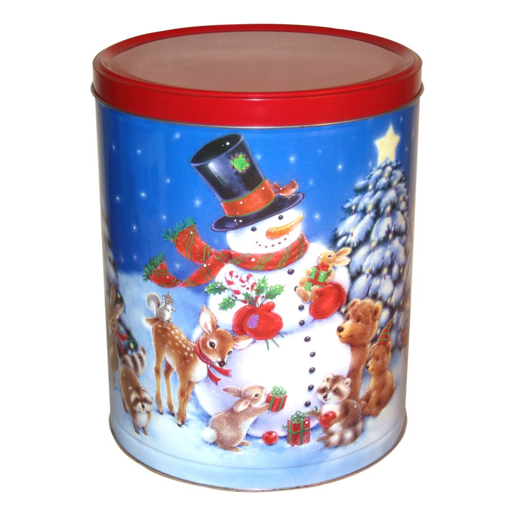 Snowman And Friends Popcorn Tin at Kmart.com