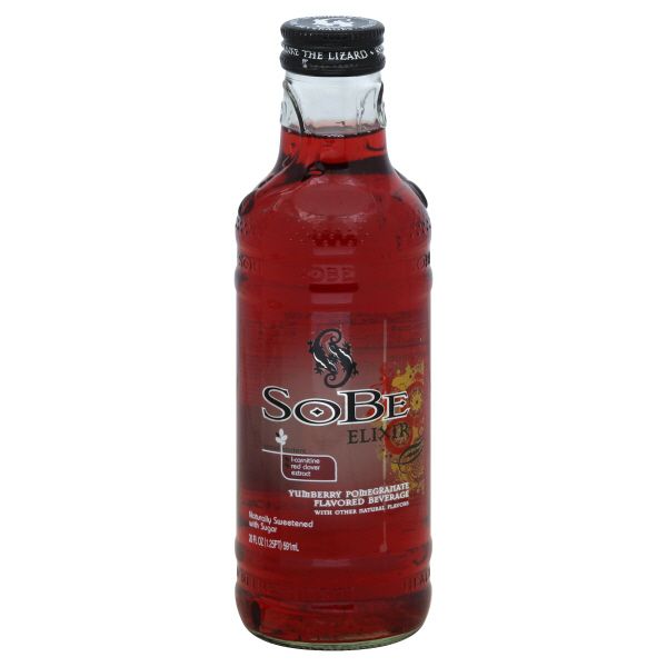 Sobe Elixir Beverage, Yumberry Pomegranate, 20 fl oz (1.25 pt) 591 ml