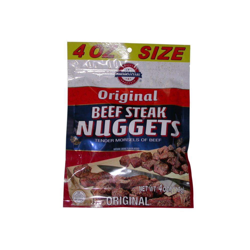 American Fare Beef Steak Nuggets Original 4 ounce