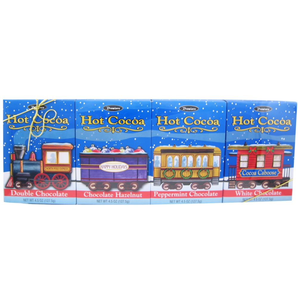 Cocoa With Holiday Train Graphics 4 Piece Gift Set at Kmart.com