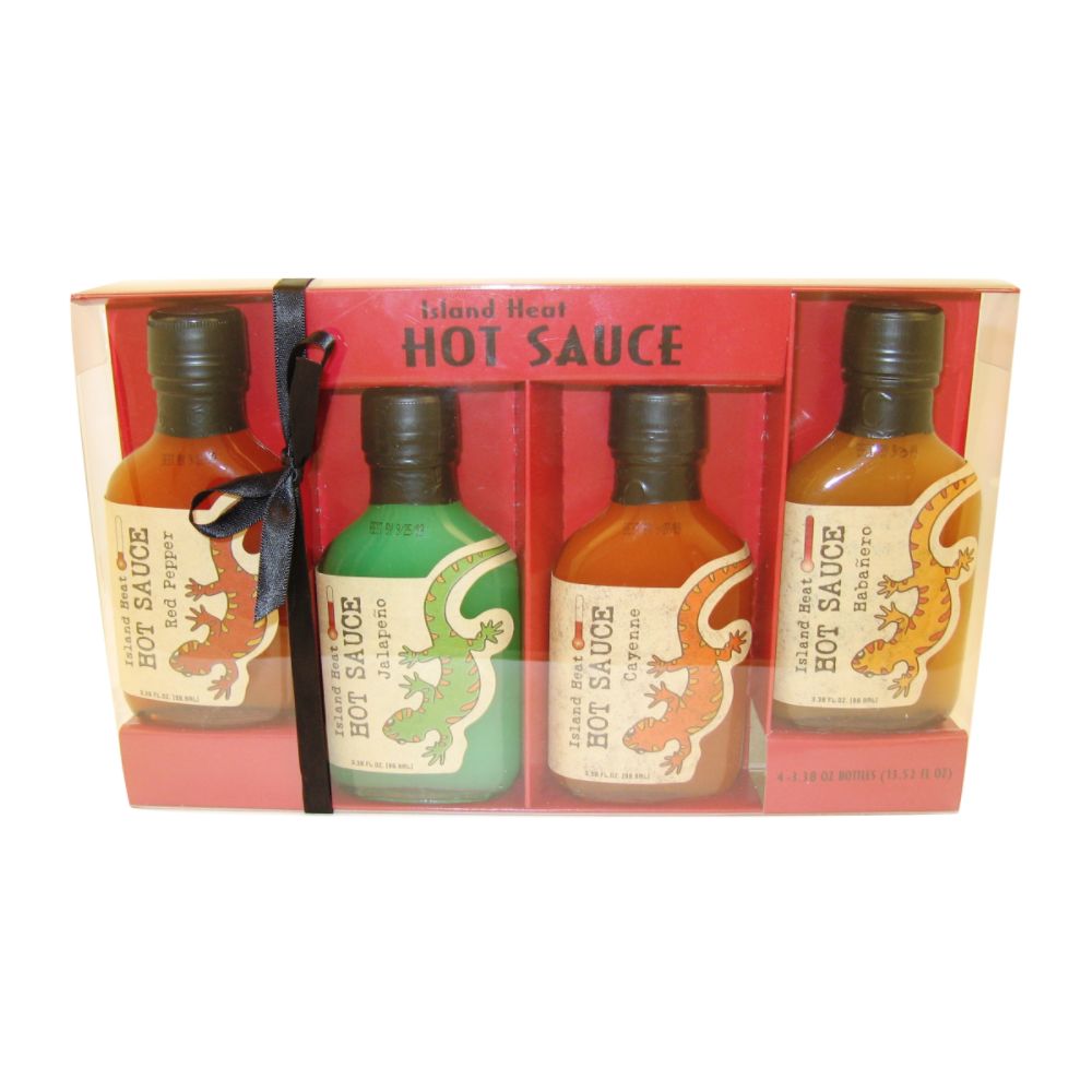 Hot Sauce in Flask Bottles 4 piece Gift Set at Kmart.com
