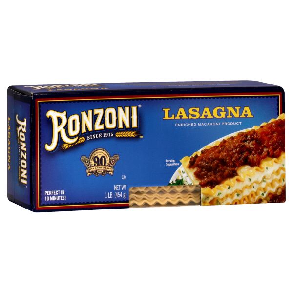 Ronzoni Lasagna, 16 oz (1 lb) 454 g
