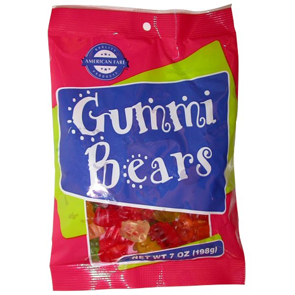 American Fare Gummi Bears Original 7 Ounce Bag 79905211