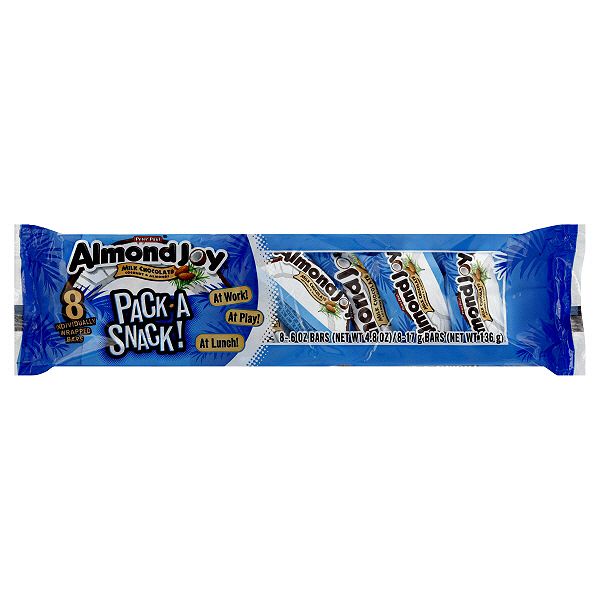 Almond Joy Bars, Milk Chocolate, Coconut & Almonds, 8 - 0.6 Oz (17 G) 83982311