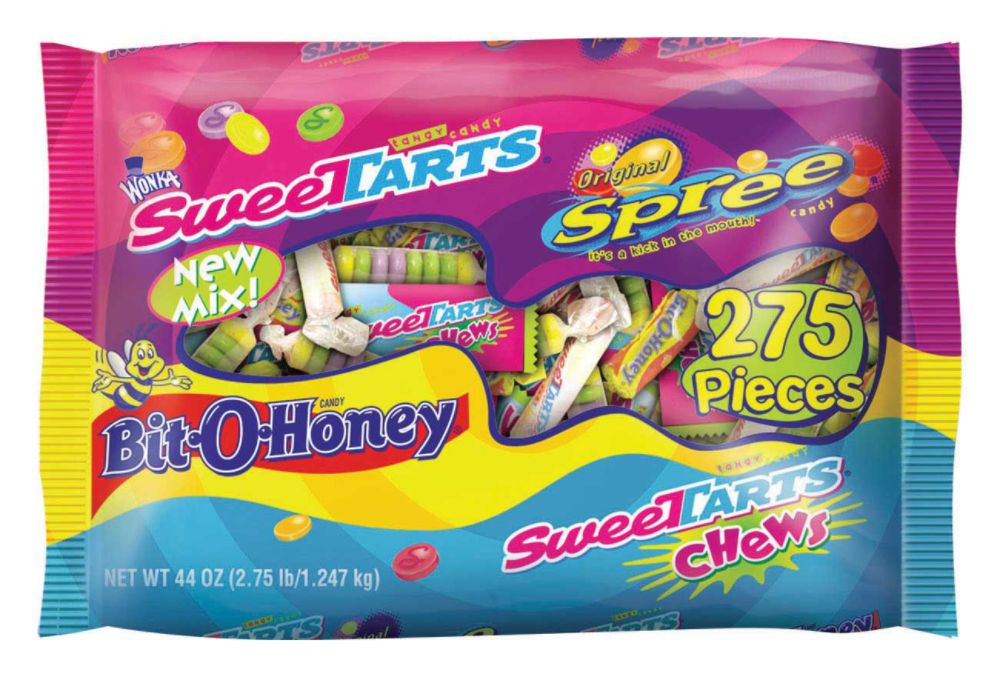 Assorted Candy Bags on Wonka Assorted Candy Mix Fun Size 44 Ounce 200 Count Bag