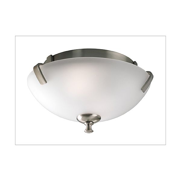 Ceiling Fixtures Progress Westin Two Light Flush Mount In Brushed Nickel PG6941