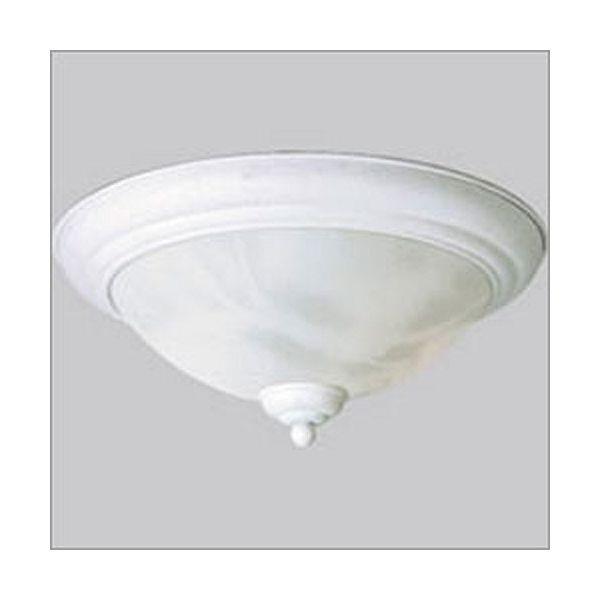Ceiling Fixtures Progress Travera Textured White Flush Mount PG2094